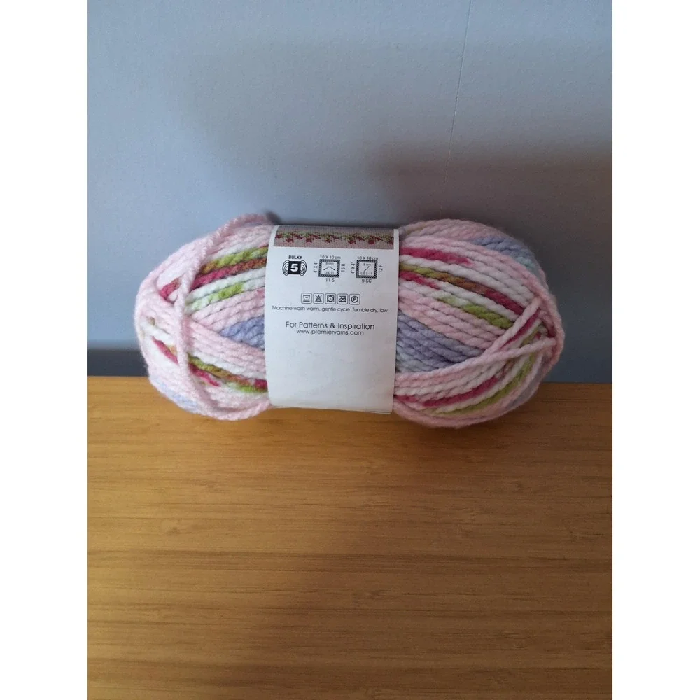 NEW 3 Skeins Of Yarn Including Red Heart, Bernard Baby And Premier. Lot Of 3